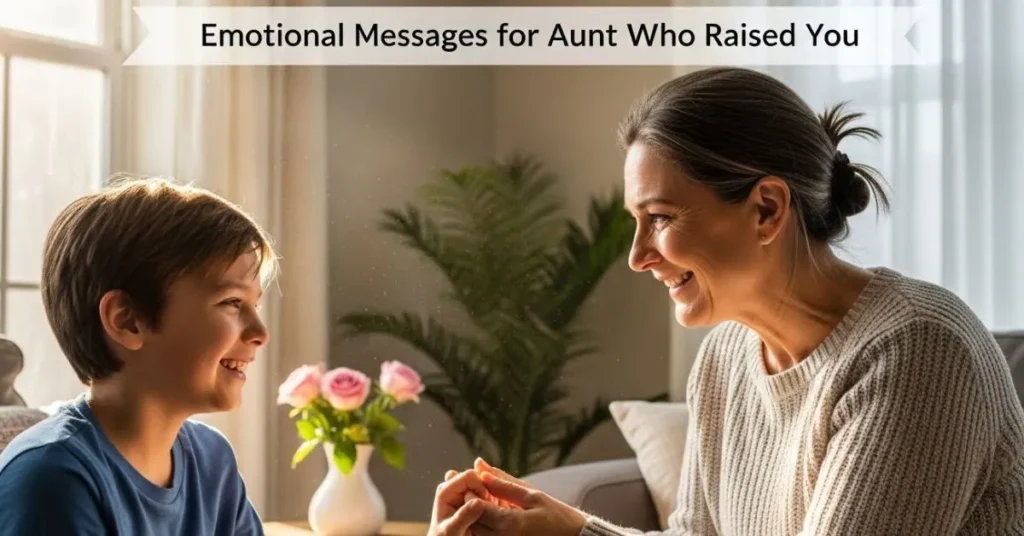 Emotional Messages For Aunt Who Raised You