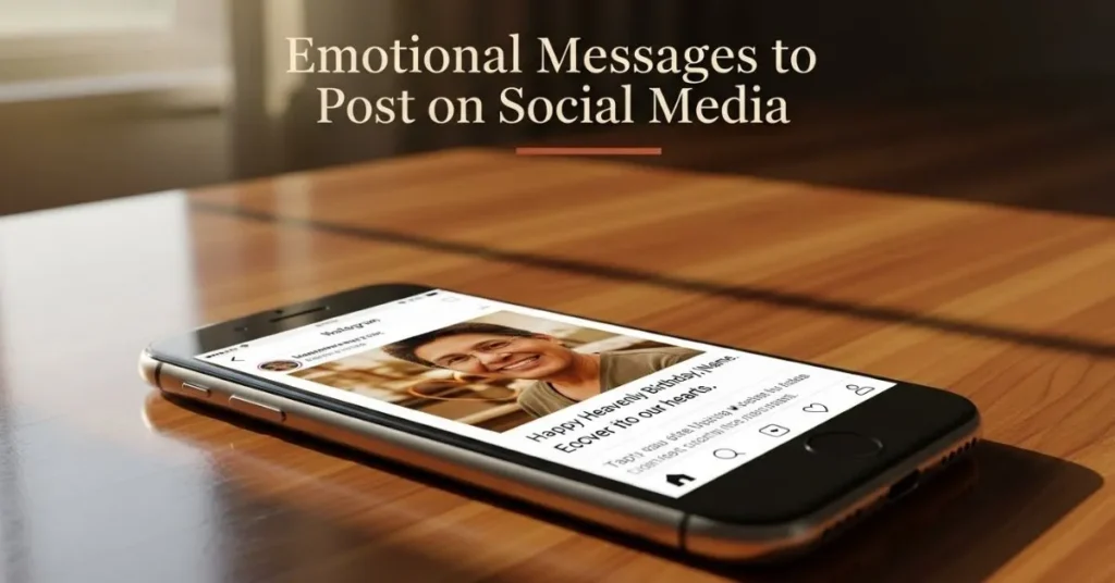 Emotional Messages To Post on Social Media