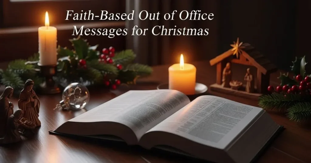 Faith-Based out of Office Messages For Christmas