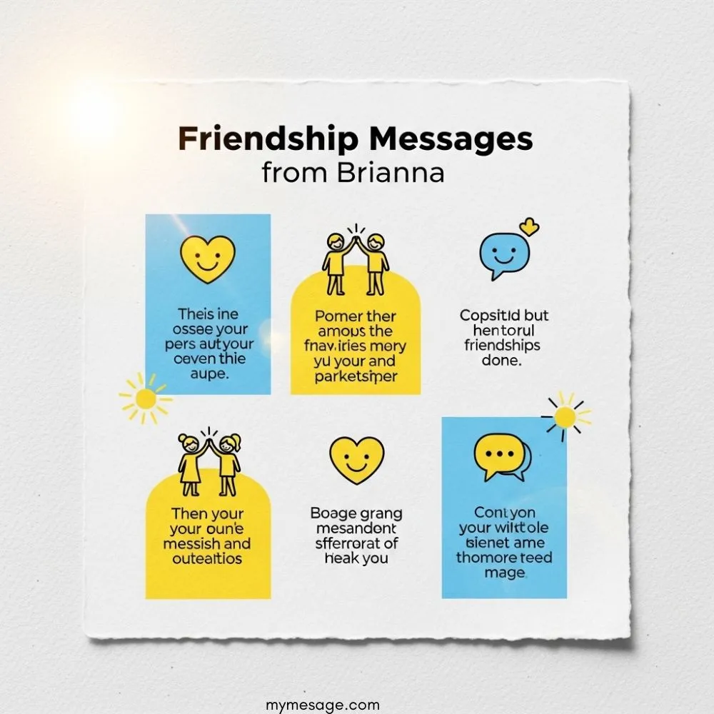 Friendship Messages From Brianna