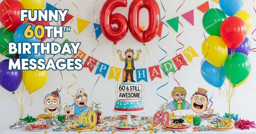Funny 60th Birthday Messages