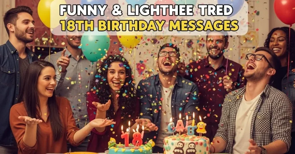 Funny & Lighthearted 18th Birthday Messages