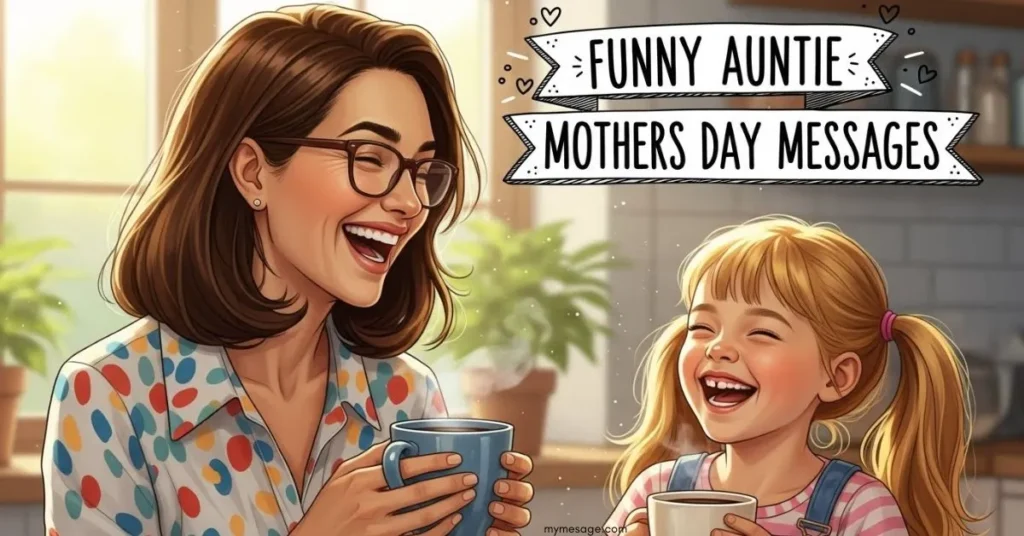 Funny Auntie Mothers Day Messages