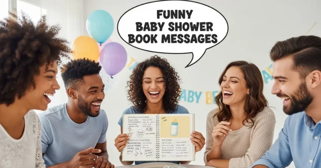 Funny Baby Shower Book Messages