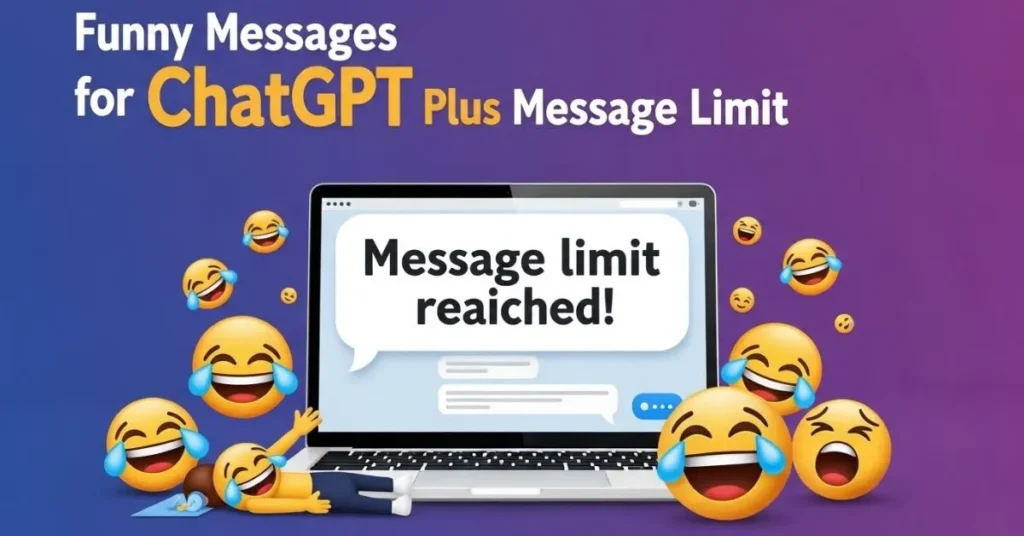 Funny Messages For ChatGPT Plus Message Limit