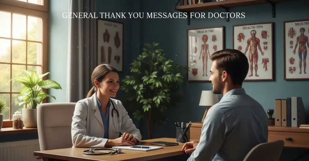 General Thank You Messages For Doctors