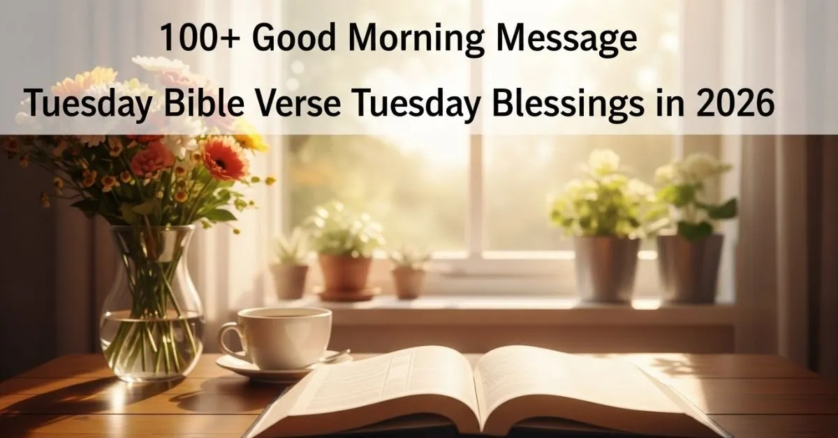 100+ Good Morning Message Tuesday Bible Verse Tuesday Blessings in 2026