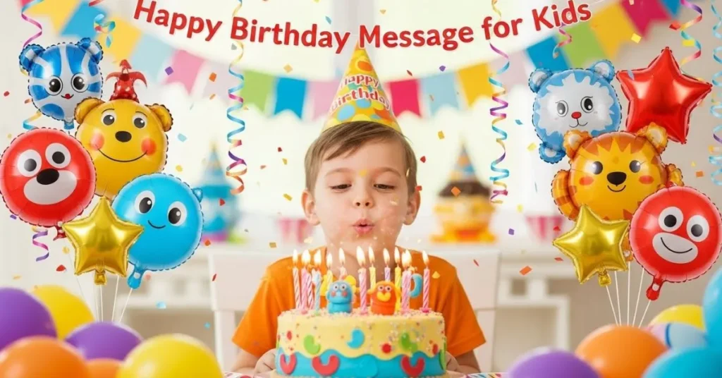 Happy Birthday Message For Kids