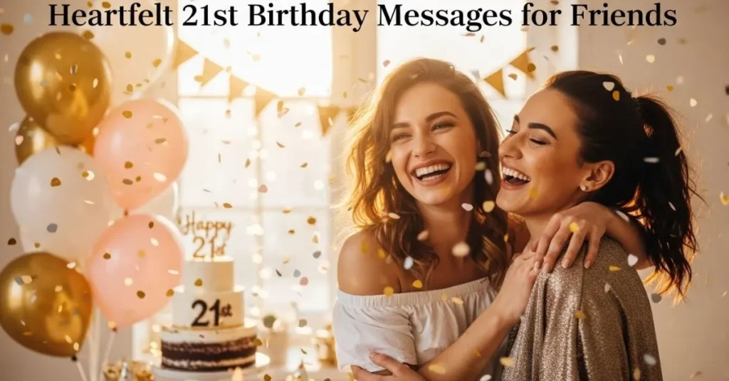 Heartfelt 21st Birthday Messages For Friends