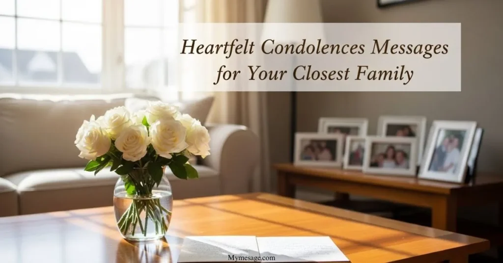 Heartfelt Condolences Messages For Your Closest Family