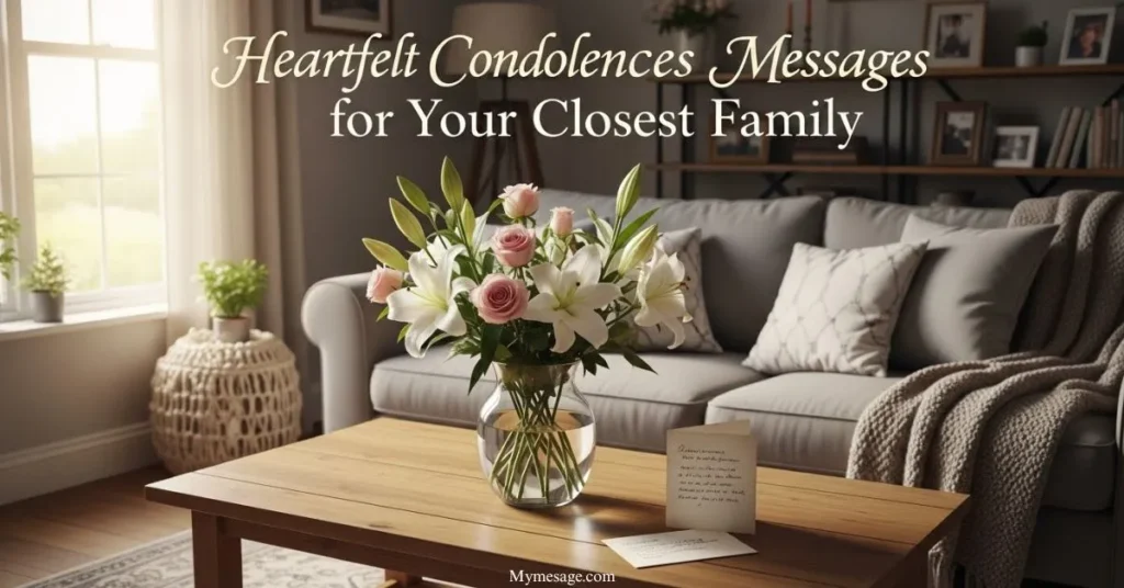 Heartfelt Condolences Messages For Your Closest Family