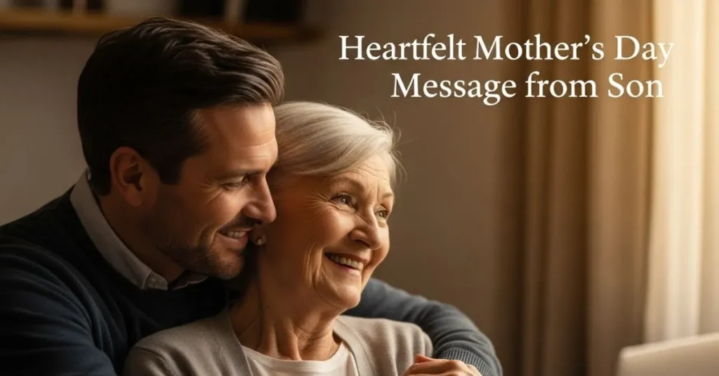 Heartfelt Mother’s Day Message From Son
