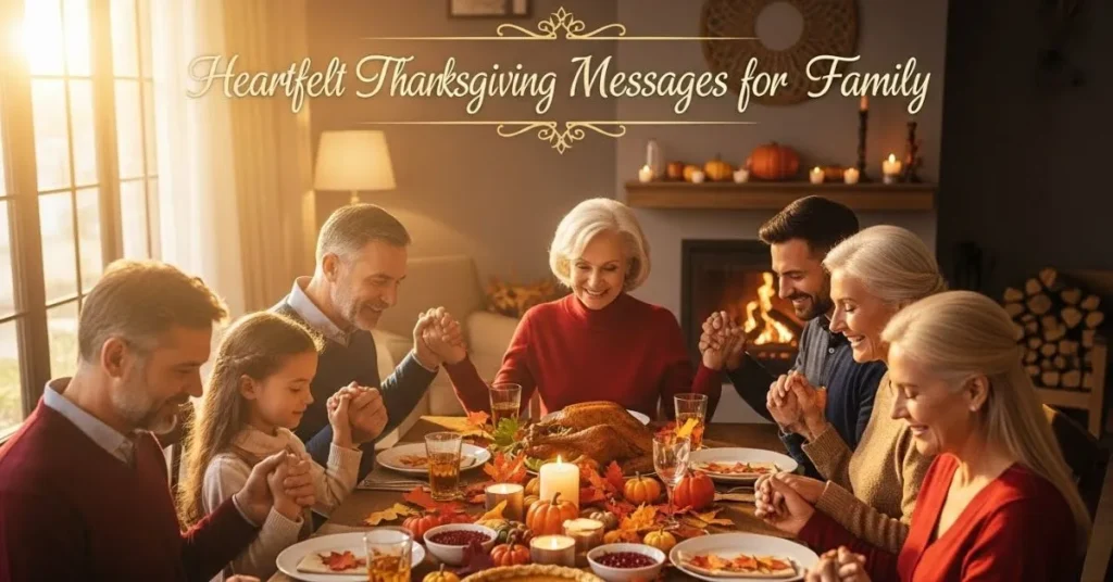 Heartfelt Thanksgiving Messages For Family