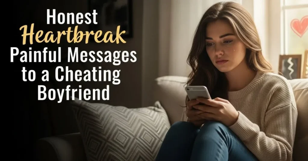Honest Heartbreak Painful Messages To a Cheating Boyfriend