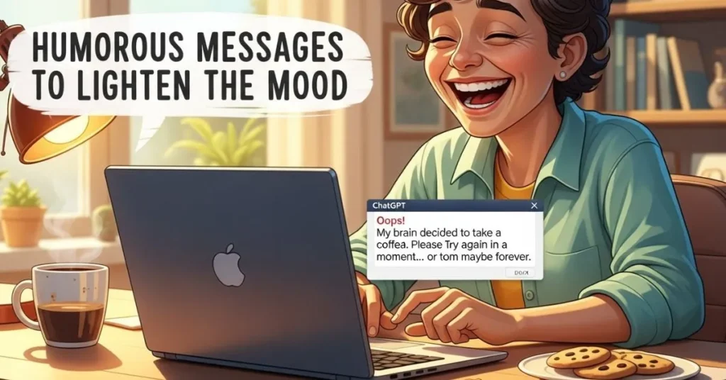 Humorous Messages To Lighten The Mood
