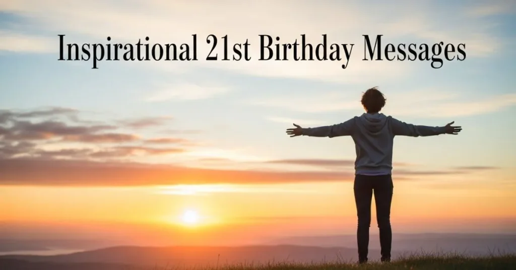 Inspirational 21st Birthday Messages