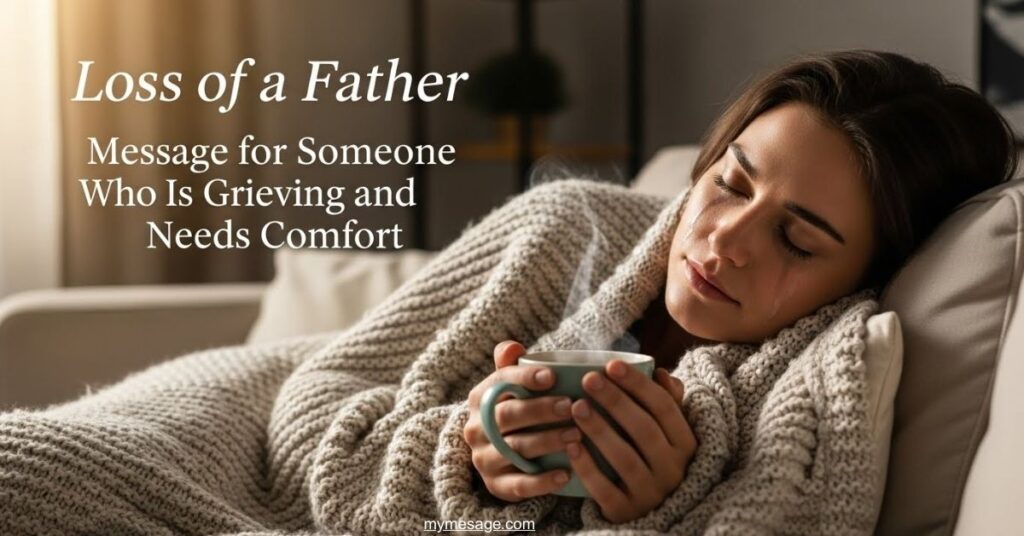 Loss of a Father Message For Someone Who Is Grieving and Needs Comfort