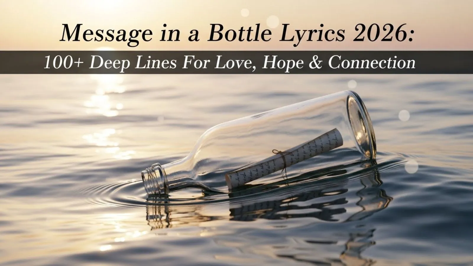 Message in a Bottle Lyrics