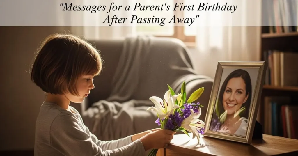 Messages For a Parent’s First Birthday After Passing Away