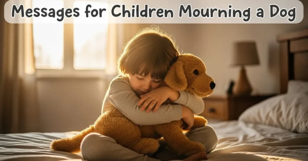 Messages For Children Mourning a Dog