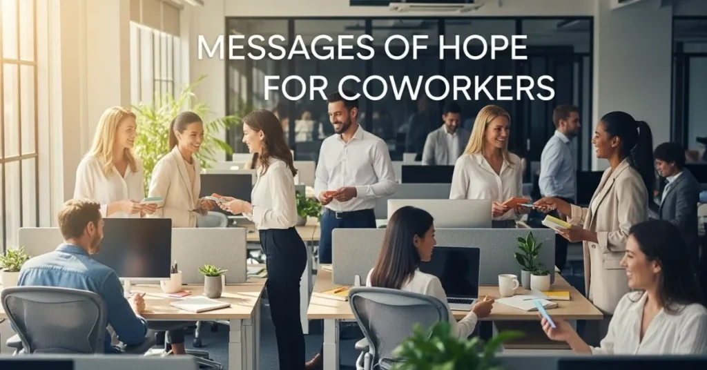 Messages of Hope For Coworkers