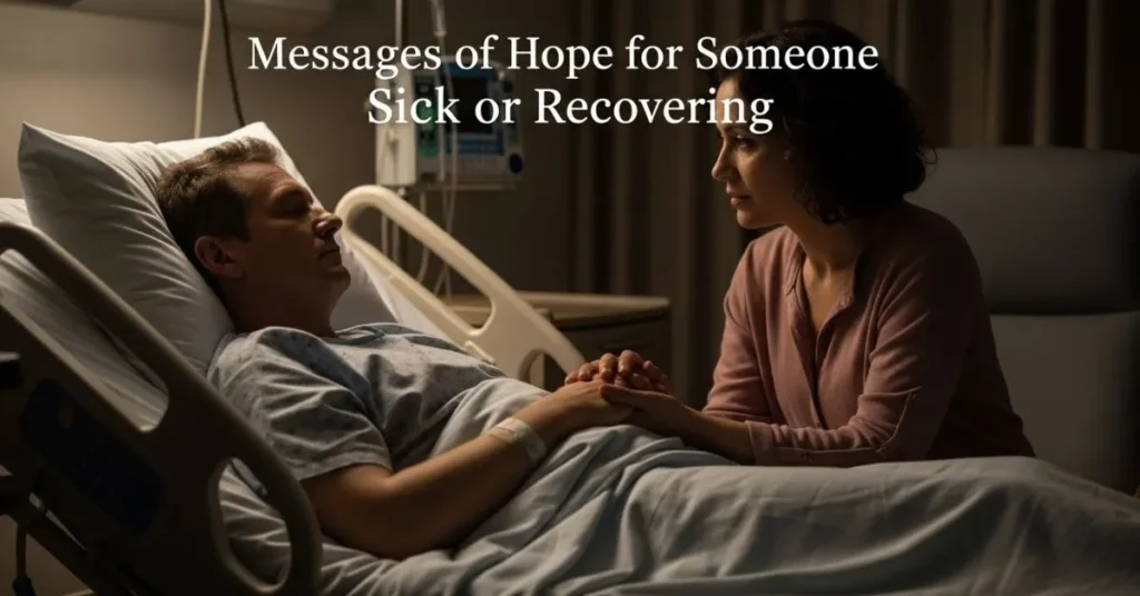 Messages of Hope For Someone Sick or Recovering