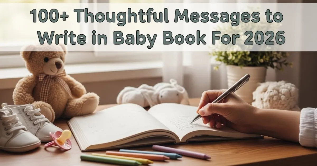Messages to Write in Baby Book