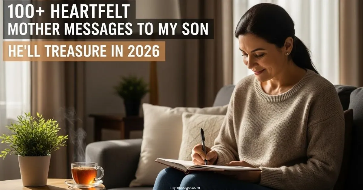 Mother Messages To My Son