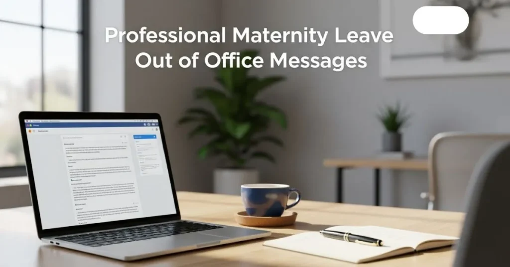 Professional Maternity Leave Out of Office Messages