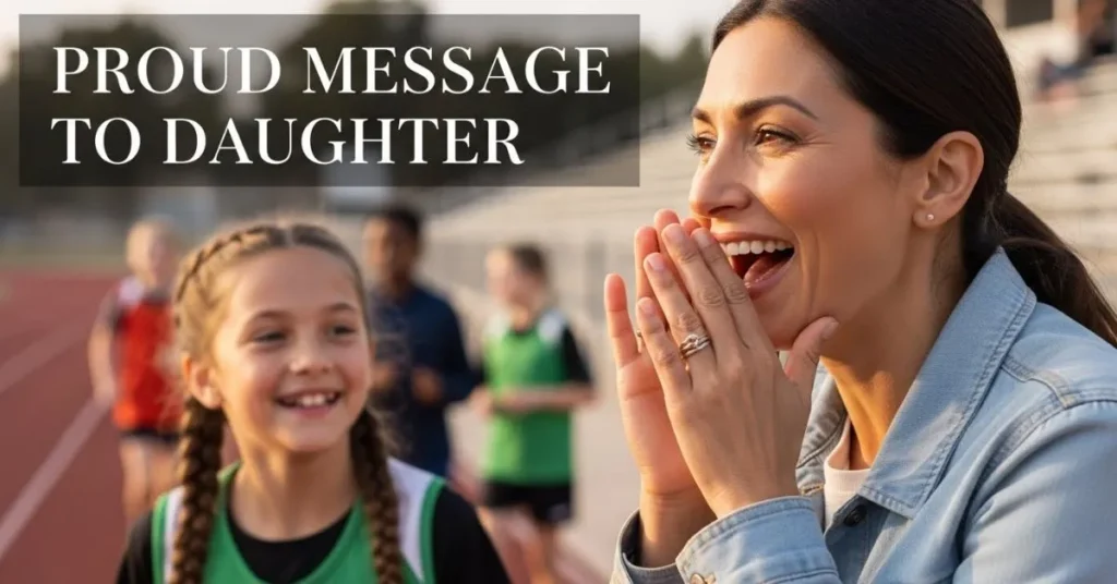 Proud Message To Daughter