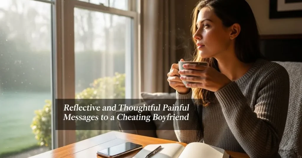 Reflective and Thoughtful Painful Messages To a Cheating Boyfriend