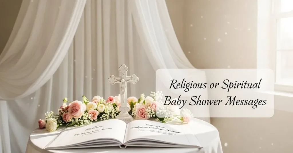 Religious or Spiritual Baby Shower Messages