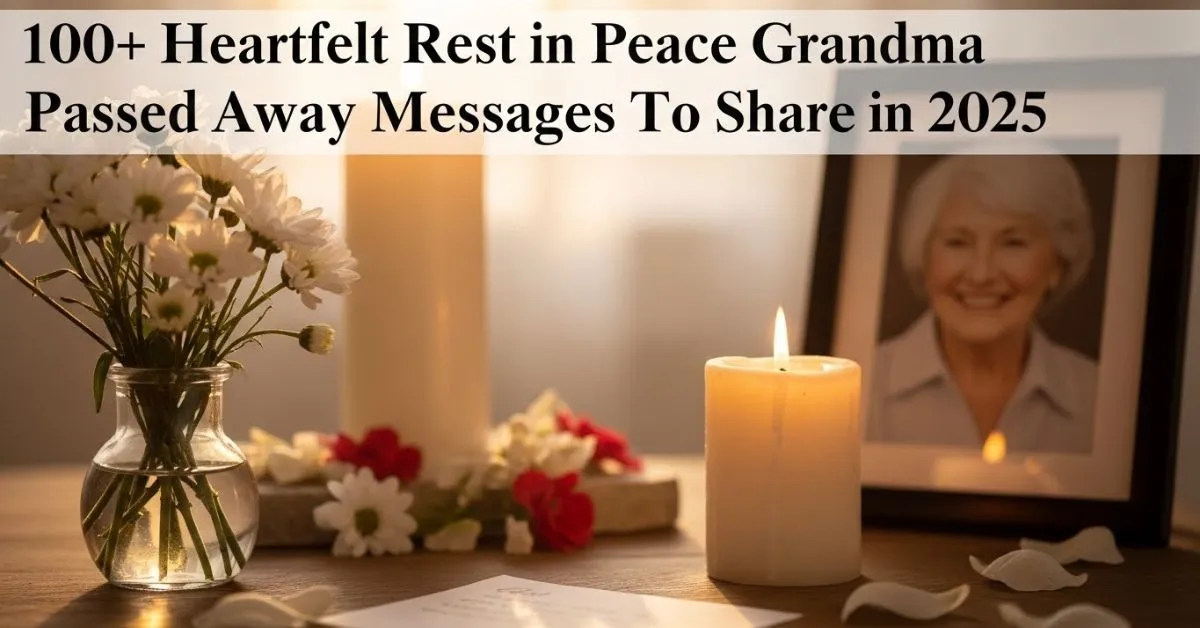 Rest in Peace Grandma Passed Away Message