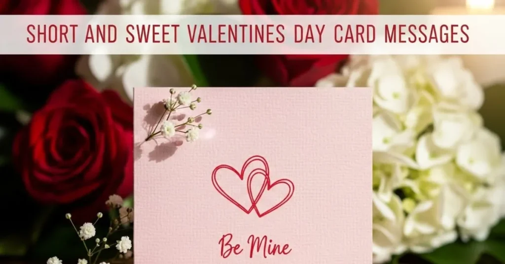 Short and Sweet Valentines Day Card Messages