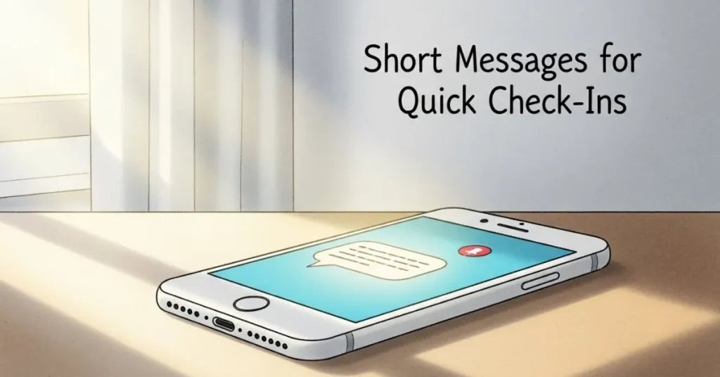 Short Messages For Quick Check-Ins