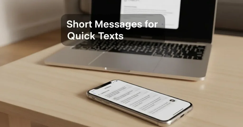  Short Messages For Quick Texts