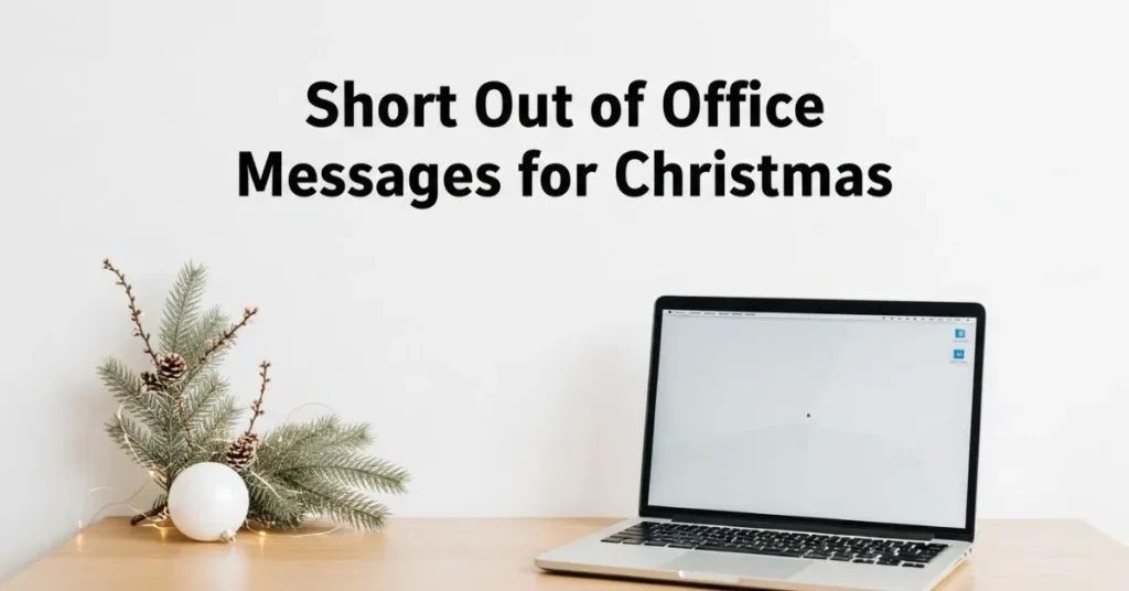 Short out of Office Messages For Christmas