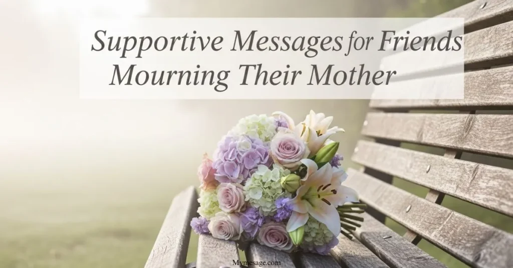 Supportive Messages For Friends Mourning Their Mother