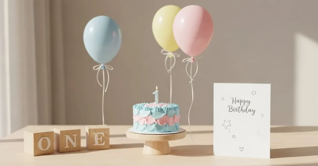 Sweet & Simple 1st Birthday Card Messages