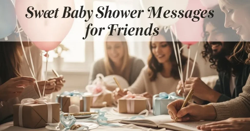 Sweet Baby Shower Messages For Friends