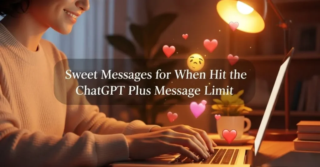 Sweet Messages For When You Hit the ChatGPT Plus Message Limit