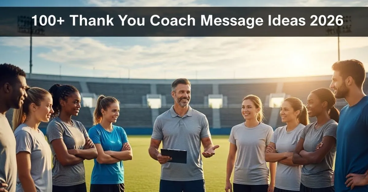 Thank You Coach Message