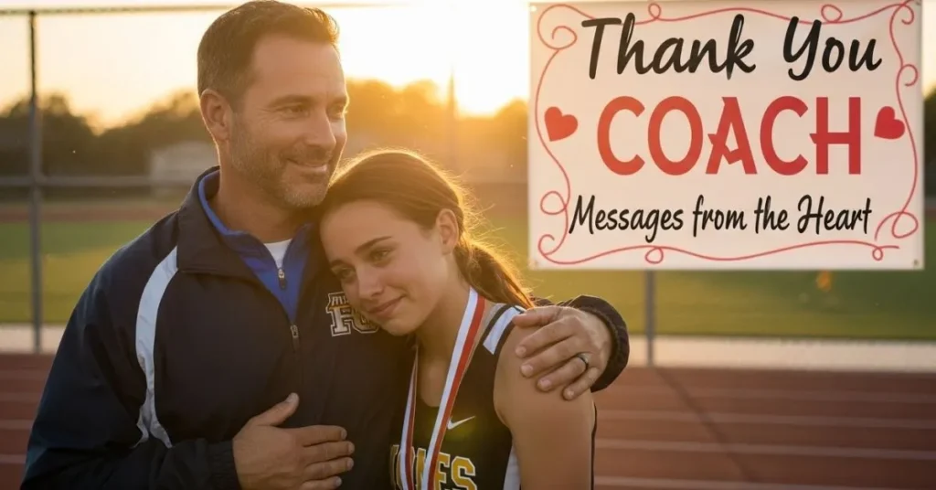 Thank You Coach Messages From the Heart