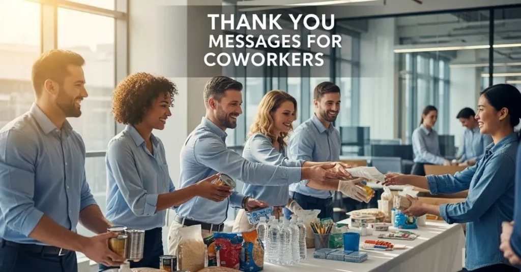 Thank You Messages For Coworkers