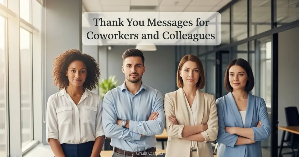 Thank You Messages For Coworkers and Colleagues