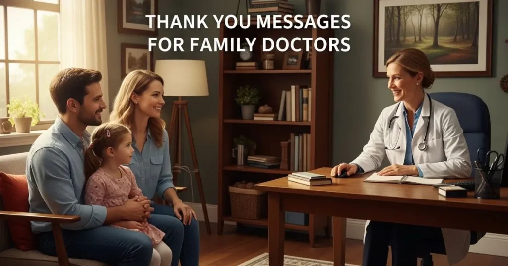 Thank You Messages For Family Doctors