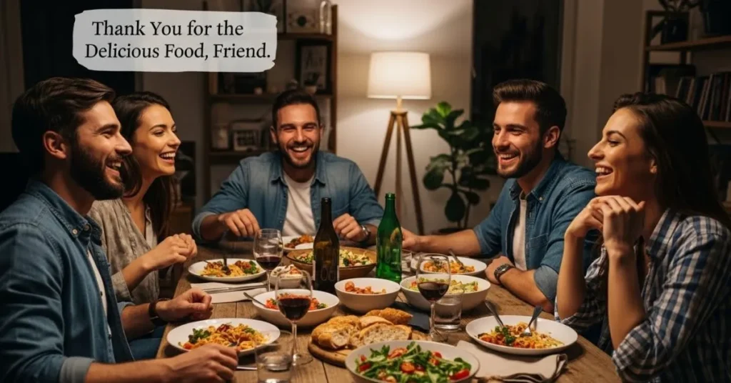 Thank You Messages For Friends Who Cooked