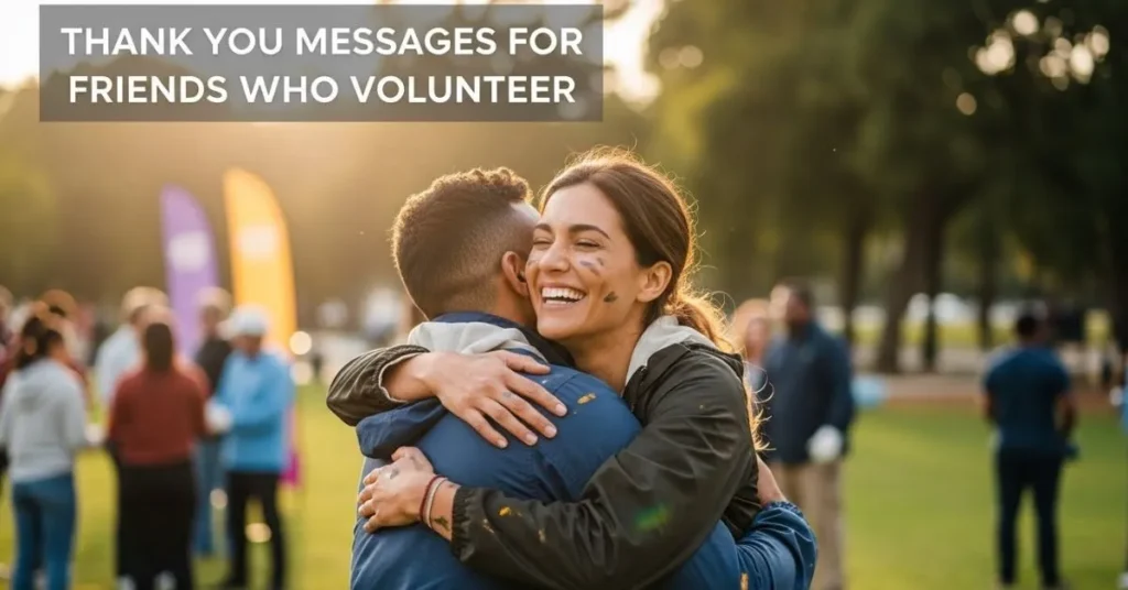  Thank You Messages For Friends Who Volunteer