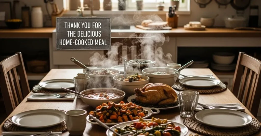  Thank You Messages For Home-Cooked Meals