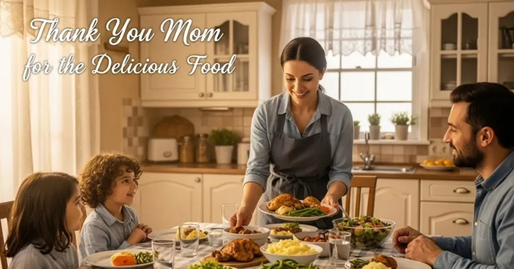 Thank You Messages For Mom’s Cooking